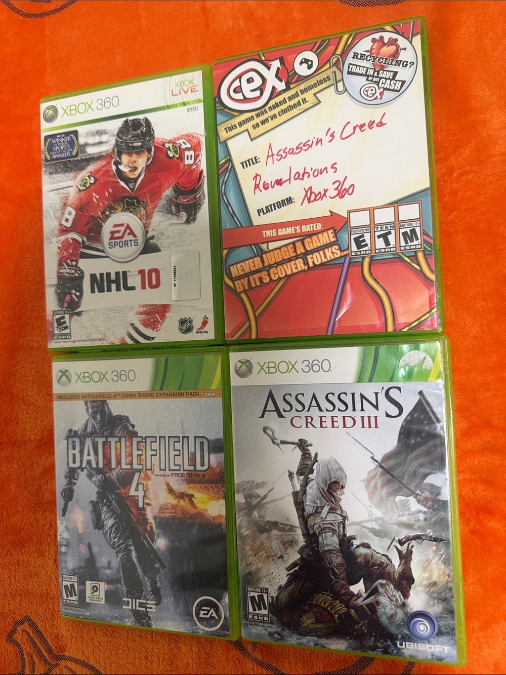 Assassin's Creed III Xbox 360 Game - (White Cover)